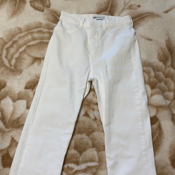 white zara skinny jeans! - Picture 1 of 2
